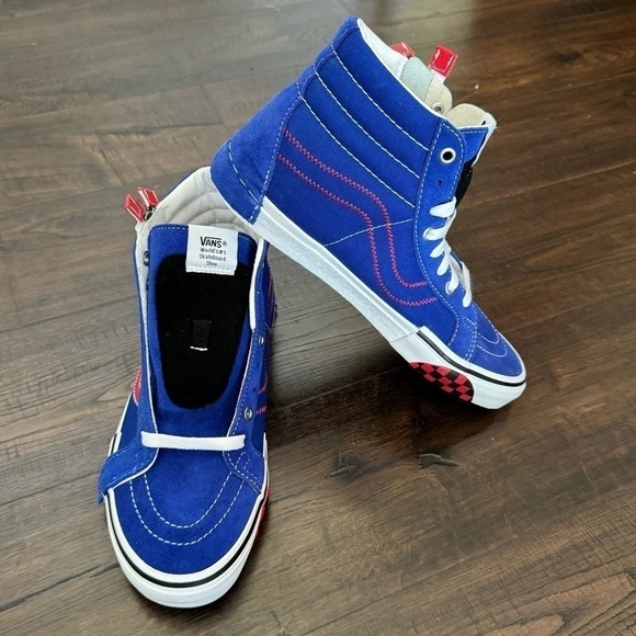 VANS‎ Sk8-Hi Reissue Ca Surf the Web High Tops Shoe Size 8 Women - Picture 2 of 10